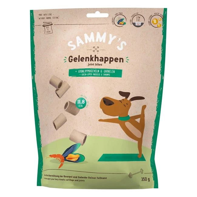 Sammys Joint Snack - Funktioneller Snack für Hunde - Aktive Unterstützung von Knorpel und Gelenken - 1 x 350 g