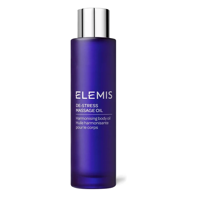 Elemis Destress Massage Oil - Relaxing Body Oil to Melt Tension - 100ml