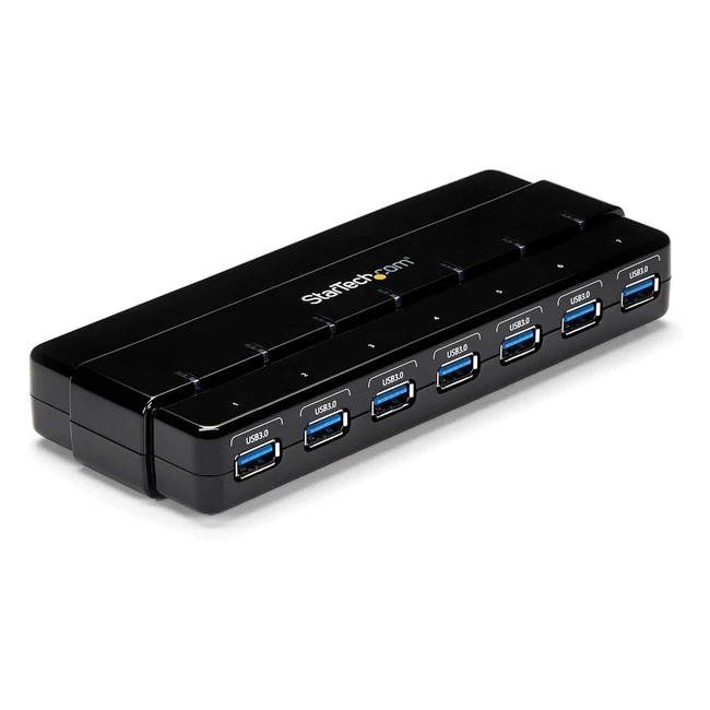 Startechcom 7 Port USB 3.0 Hub - Up to 5 Gbps - Universal Multi Port USB Extender