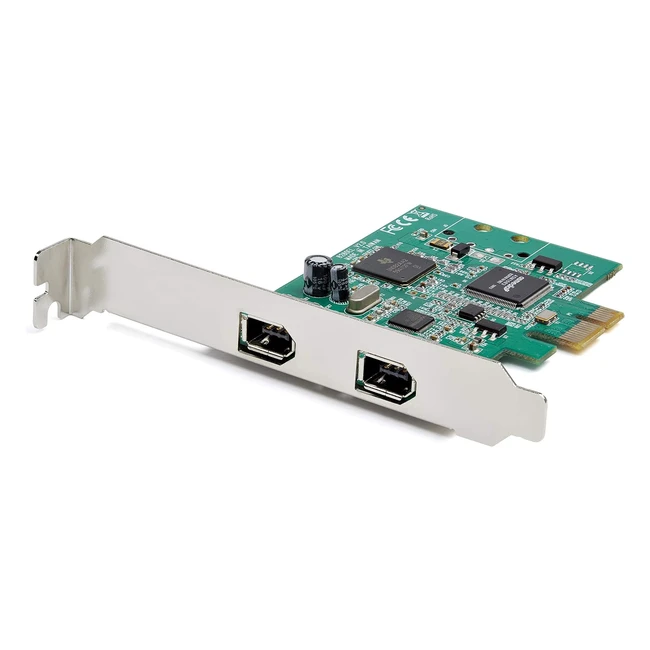 Startechcom 2 Port PCI Express Firewire Card - High-Speed Data Transfer - Windo