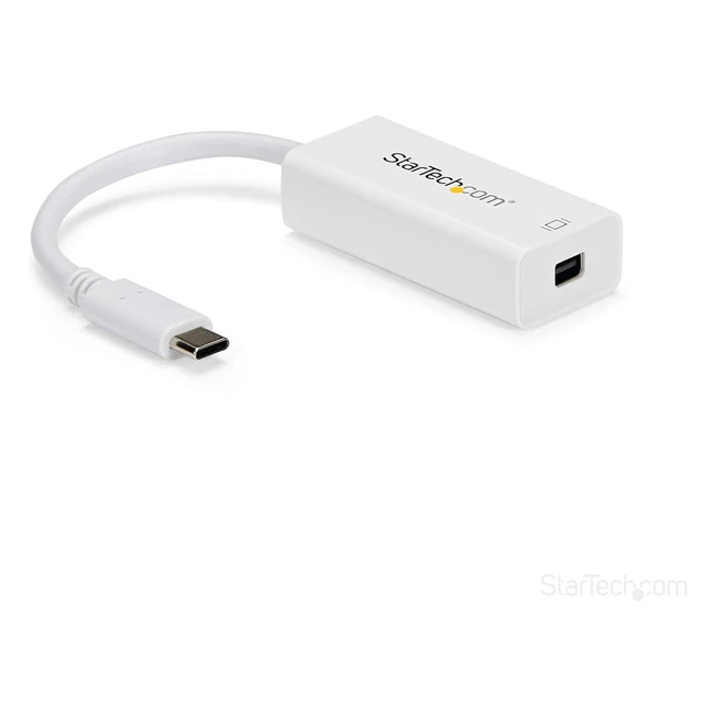 Startechcom USB-C to Mini DisplayPort Adapter 4K 60Hz White