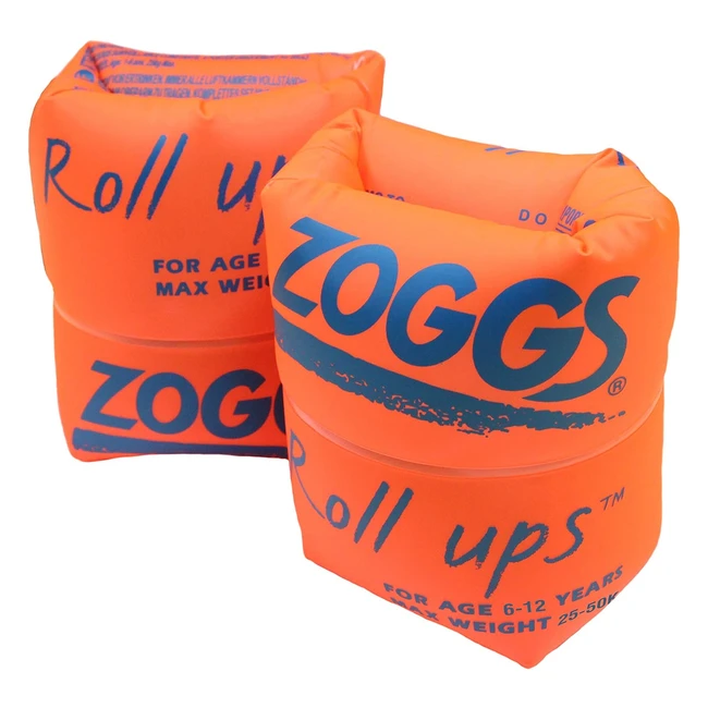 Braccioli Zoggs Roll Ups EL Valves - Adatto per 16 anni - Fino a 25 kg - Materiale Vylux