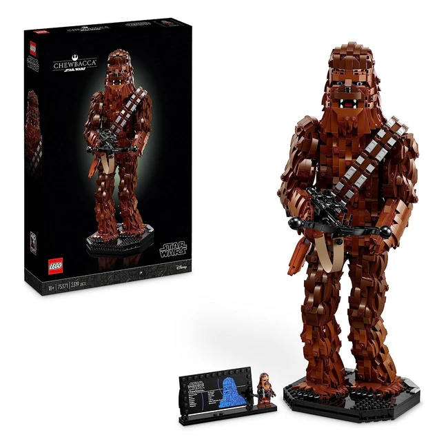 LEGO 75371 Star Wars Chewbacca Wookie Figur mit Bogen-Spanner Mini-Figur und Inf