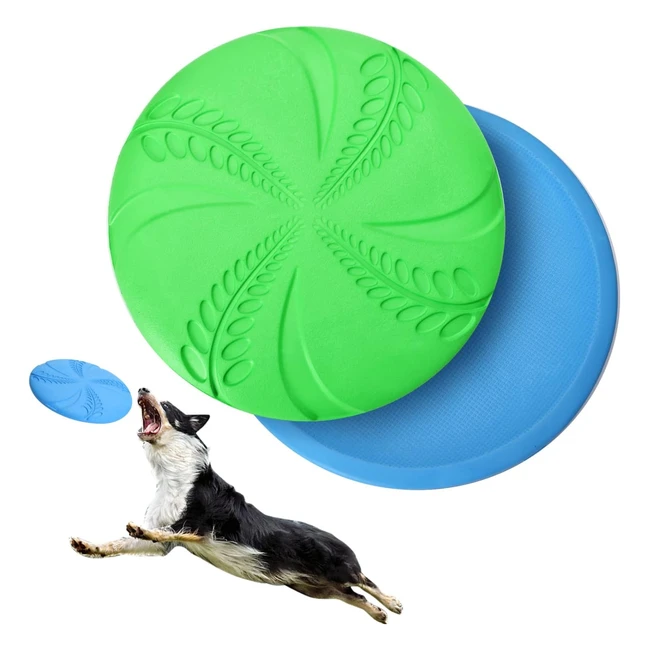 Frisbees pour chien Nobleza - Jouet interactif en caoutchouc - Jeux sportifs - T