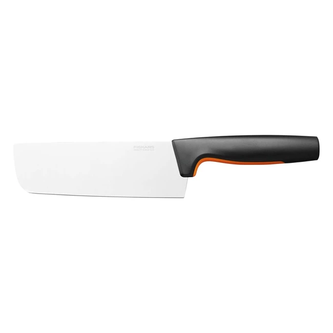 Cuchillo Fiskars Nakiri 28 cm - Acero Inoxidable Japons - Funcional y Duradero