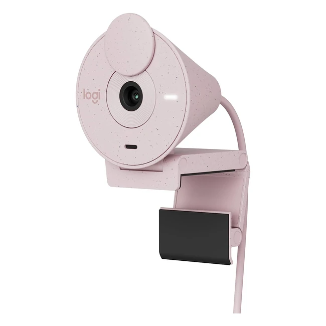 Webcam Logitech Brio 300 Full HD avec confidentialit rduction de bruit USB