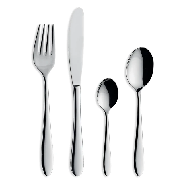 Amefa Monogram Sure Cutlery Set - 16 Pieces | Premium Quality Stainless Steel