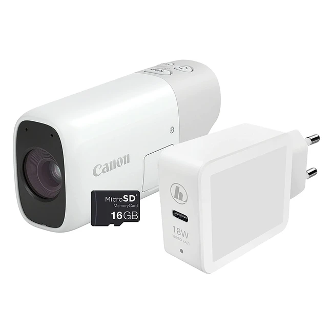 Canon Powershot Zoom Essential Kit - Digitales Fernglas mit Foto- und Videofunktion bis 800mm Brennweite, optischer Bildstabilisator, FullHD, WLAN, Bluetooth