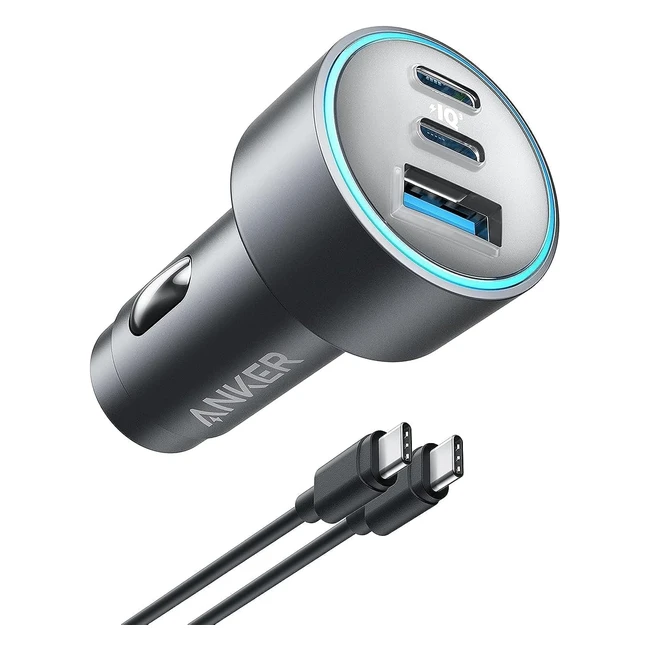 Chargeur voiture Anker USB-C 3 ports 67W pour iPhone 14 Galaxy S23 MacBook Pro i