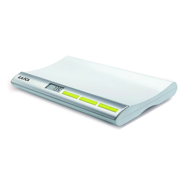 Bscula digital Laica PS3001 para bebs hasta 20 kg - PlataBlanco