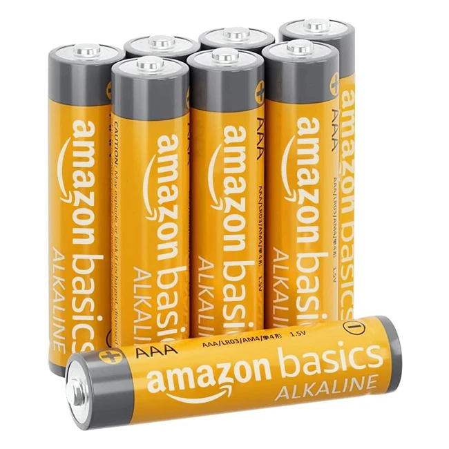 Amazon Basics AAA Alkaline Batterien 15 V 8er-Pack hohe Leistung