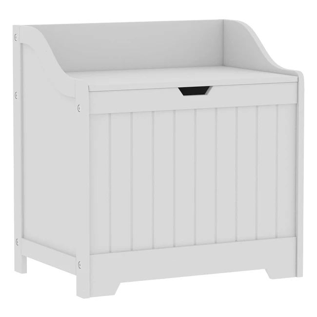 Bath Vida Priano Bathroom Laundry Cabinet - Stylish Storage Solution - White