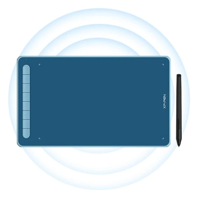 Tablette graphique XPPEN Deco LW Bluetooth sans fil 10x6 pouces avec stylet X3 - 8192 niveaux - Compatible Windows/Mac/Android/Chrome OS/Linux - Bleu