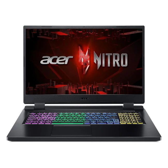 Acer Nitro 5 AN5175596J1 Gaming Laptop 17,3'' WQHD 165Hz Display Intel Core i9-12900H 32GB RAM 1TB SSD NVIDIA GeForce RTX 4060 Schwarz