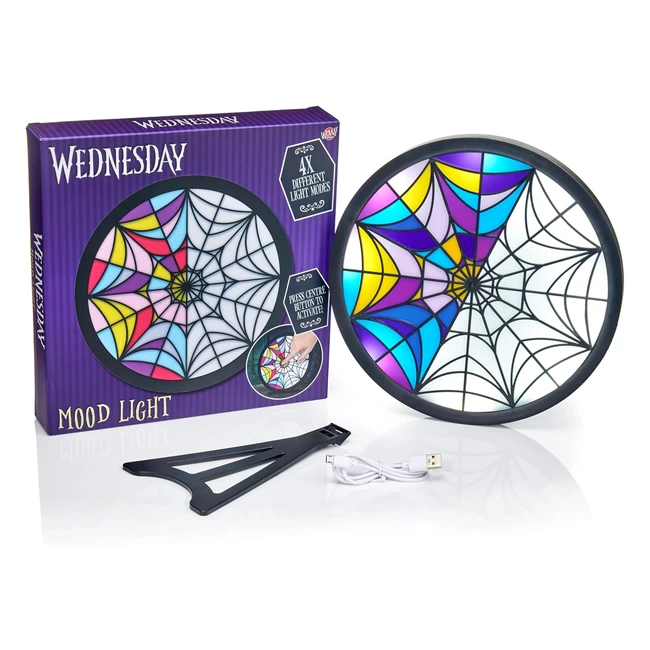 Wednesday Window Moodlight - Multimodes, Official Merchandise, Collectibles, Toys & Gifts