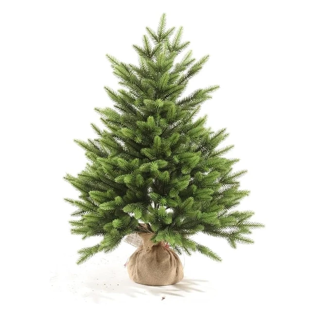 Albero di Natale Artificiale Evexmas Onyx Classico Verde 85cm - 139 Rametti in P