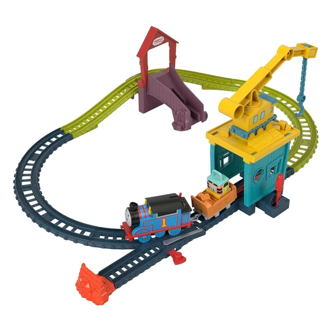 Set de tren y vías Fisher-Price Thomas & Friends con motorizado Thomas para niños de preescolar