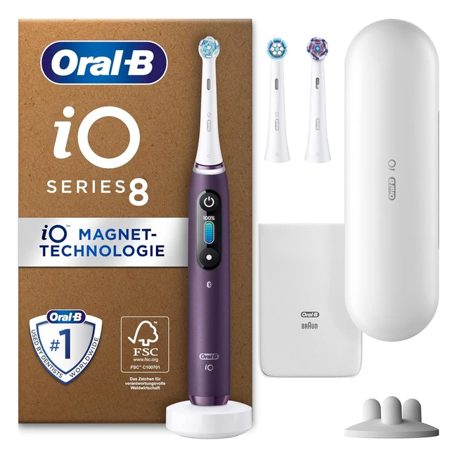 OralB IO Series 8 Plus Edition Elektrische Zahnbrste  3 Aufsteckbrsten inkl