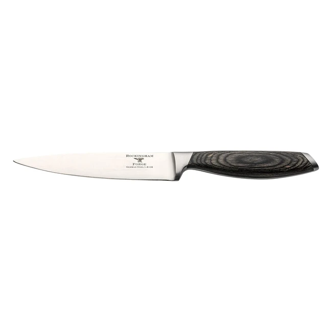 Rockingham Forge 259 Series 5 Utility Knife - German Steel Blade - Teak Handle