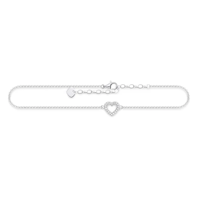 Thomas Sabo Femme Argent Chaîne de Cheville AK000705114L27V - Livraison Gratuite