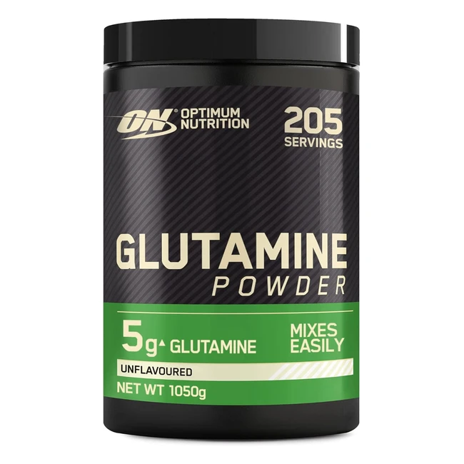 L-Glutammina in Polvere Optimum Nutrition - Integratore Alimentare per Frullati 