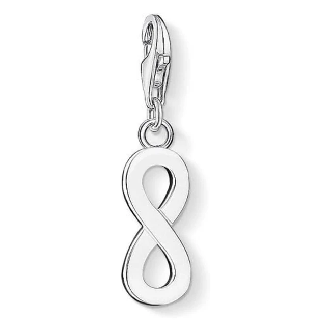 Thomas Sabo Women Charm Pendant Infinity Charm Club 925 Sterling Silver 113400112 - Free Delivery