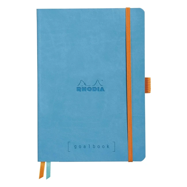 Cuaderno Clairefontaine Rhodiarama Goalbook 240 pginas numeradas turquesa