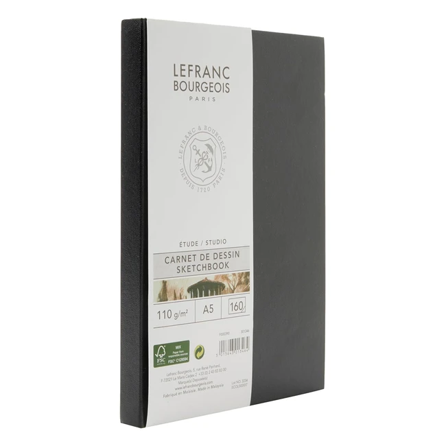 Carnet de dessin LeFranc Bourgeois 150g A5 - 50 feuilles
