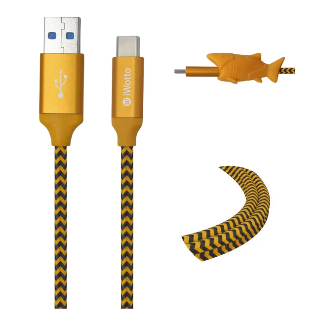 Cable USB Tipo C 1m Carga y Sincronización Rápida - iwotto