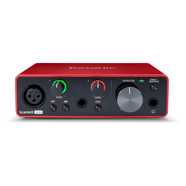Interface audio USB Scarlett Solo 3e gnration - Performances pros enregistr