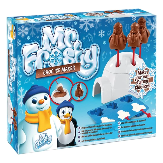 Mr Frosty Choc Ice Maker - Retro Plastic Snowman Toy - Make Chocolate-Covered Ic