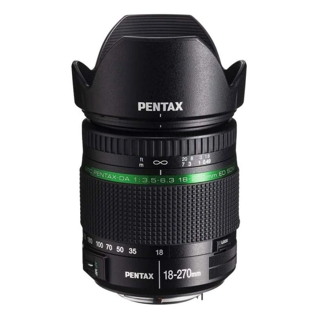Pentax Obiettivo SMCDA 18-270mm f/3.5-6.3 ED SDM Nero - Zoom Versatile e Nitido