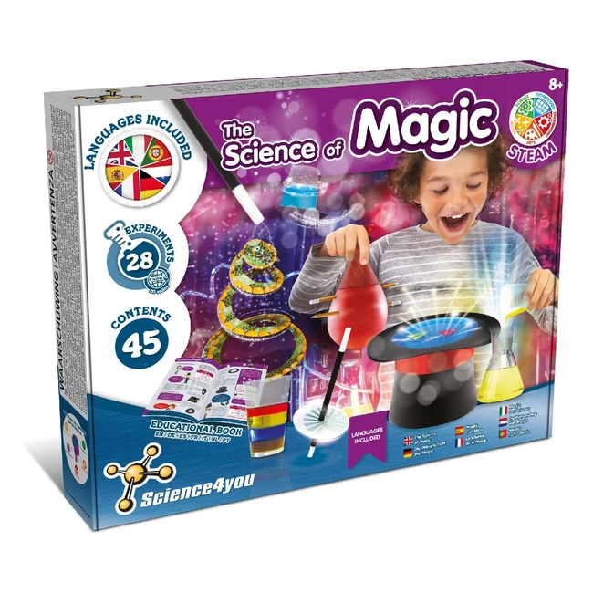 Science4You Science de la Magie - Boite de Magie Enfant 8 ans - Apprenez la Magi