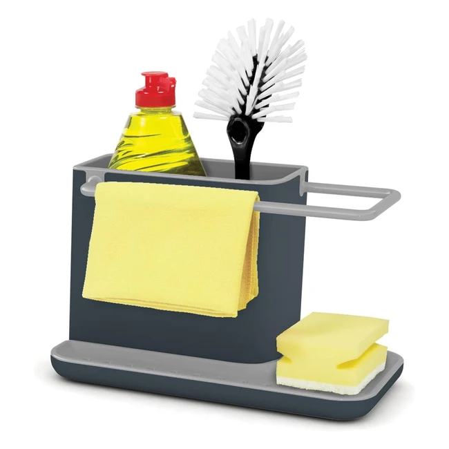 Joseph Joseph Caddy Kitchen Sink Area Organiser - Grey, Reference: JJ-CADDY-GRY, Convenient and Organised Storage