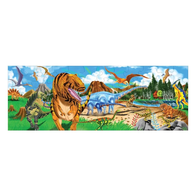 Puzzle Pavimento Terra dei Dinosauri - Melissa  Doug 10442