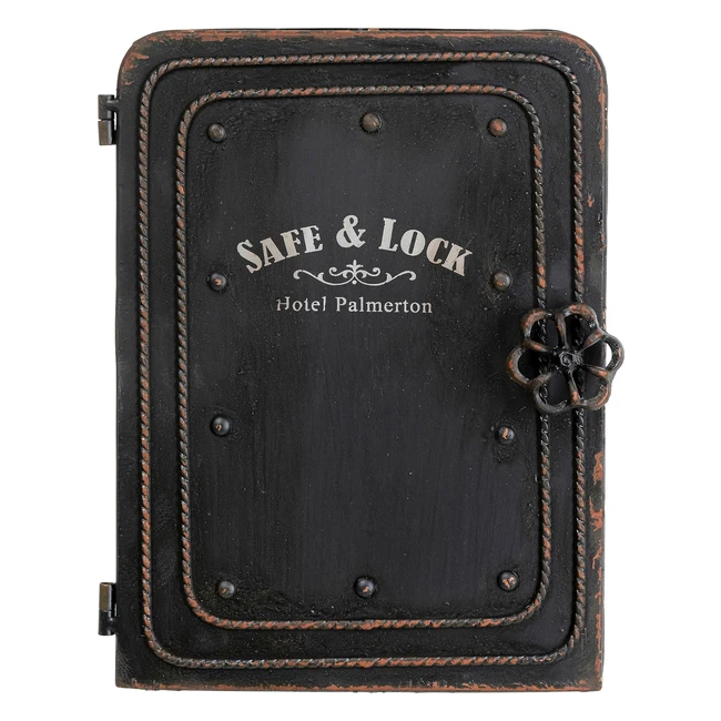 Caja para llaves Kare Design Safe 31x13x24cm - Negro Metal - Protege tus tesor