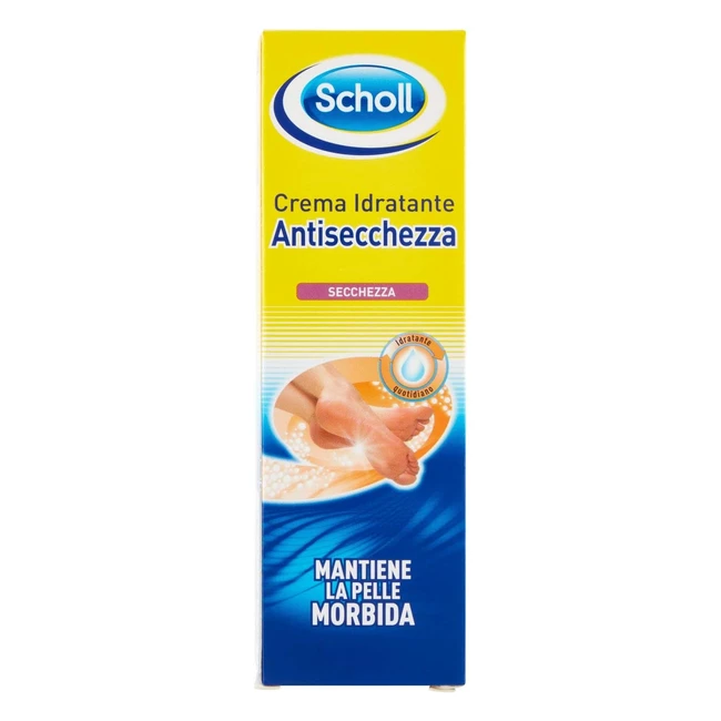Scholl Crema Antisecchezza - Idratante con Azione Esfoliante - Piedi Lisci e Morbidi - Rapido Assorbimento - 75 ml