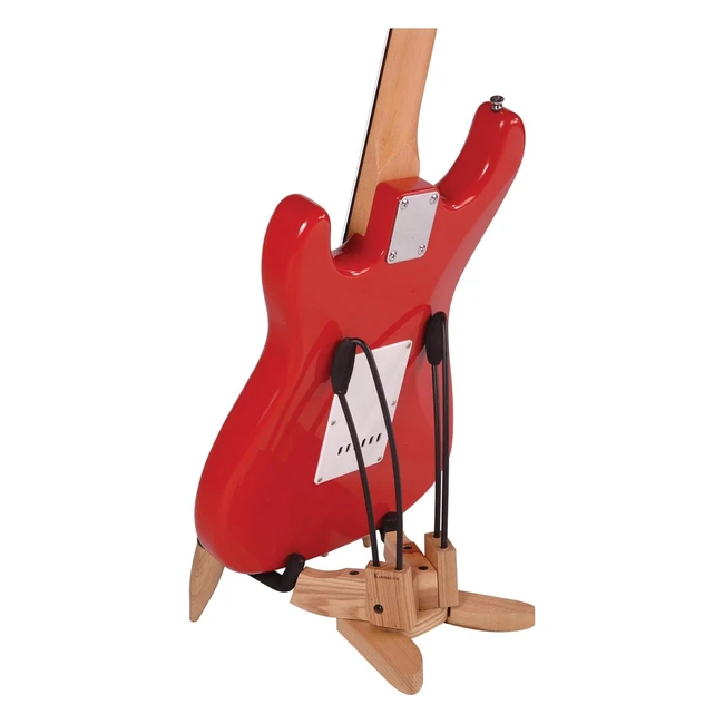 Supporto chitarra elettrica Kinsman KWE51 in legno - Bracci imbottiti e stabilità