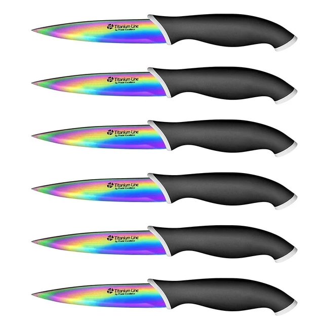 Set de 6 cuchillos de carne Pradel Excellence CTI006 acero inoxidable 26x24x34