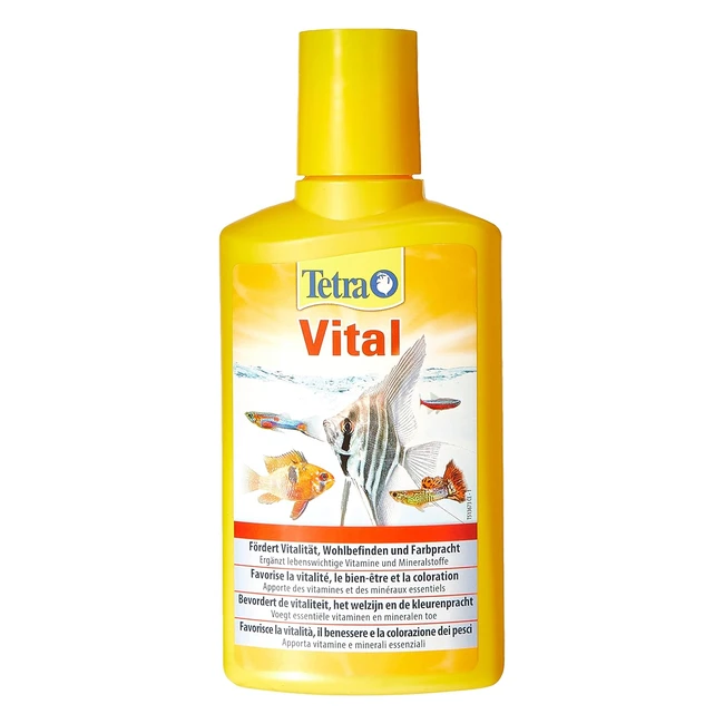 Tetra Vital - Vitamine e Minerali 250 ml - Favorisce Vitalità e Crescita Sana
