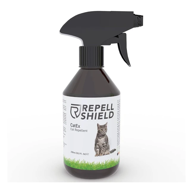 RepellShield Cat Repellent Spray for Gardens UK - Deter Cats 250ml