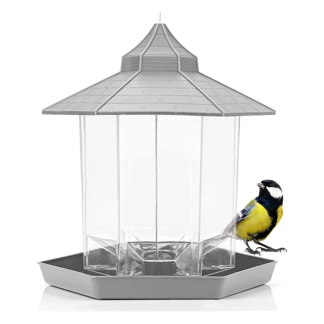 Casa Nido per Uccelli Sospesa Wildlife Friend - Alimentatore per Giardino, Balcone e Terrazza - Resistente e Facile da Cuidare