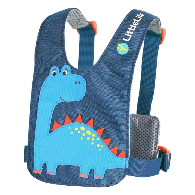 LittleLife Dinosaur Toddler Safety Reins - Blue 1 Count Pack of 1