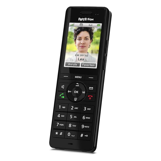 AVM Fritzfon X6 Black DECT Comfort Phone - HD Telephony Full Duplex Handsfree 