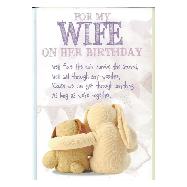 Tarjeta de felicitación Snuggly Bumkins Survive Wife - ¡Sorprende con humor!