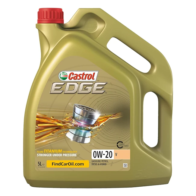 Castrol Edge 0W20V 5 Liter - Stärker unter Druck, weniger Reibung