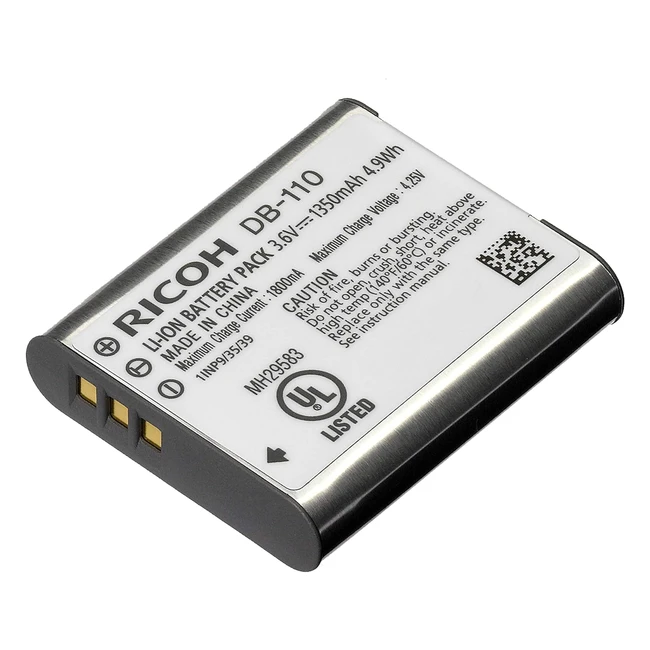 Batera para cmara Ricoh Imaging DB110 - Potencia y durabilidad garantizada