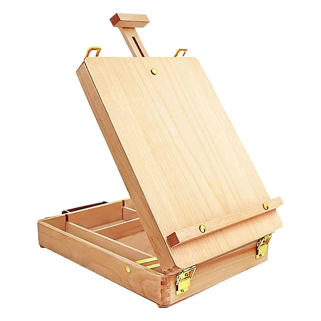 Chevalet de table en bois de qualité supérieure pour artiste débutant - Réf. ABC123