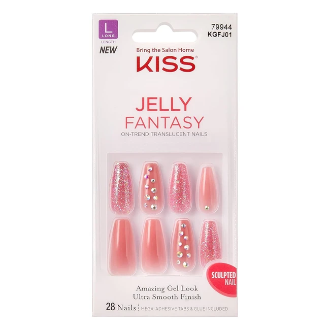 Kiss Jelly Fantasy Be Jelly - Unghie decorate con colla e accessori