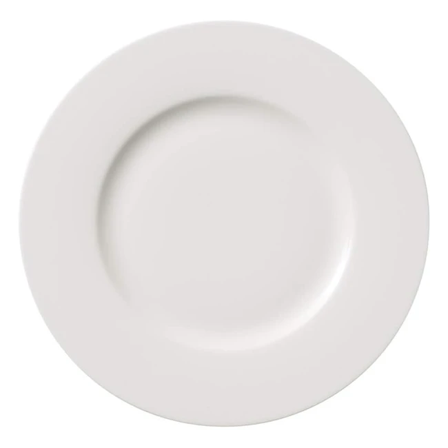 Assiette petit-déjeuner Villeroy & Boch Twist White 21 cm - Porcelaine premium